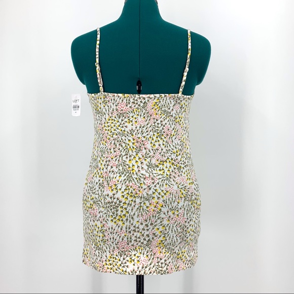 2/$25 Ann Taylor LOFT Outlet Women's Cotton Stretch Floral Camisole Tank, Medium - Picture 7 of 16